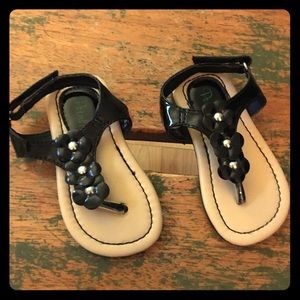 Infant girls flower sandals